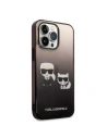 Kup Etui Karl Lagerfeld KLHCP14XTGKCK Apple iPhone 14 Pro Max hardcase czarny/black Gradient Ikonik Karl & Choupette - KLD1173 - {ean13} - Sklep Home Screen