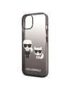 Kup Etui Karl Lagerfeld KLHCP14XTGKCK Apple iPhone 14 Pro Max hardcase czarny/black Gradient Ikonik Karl & Choupette - KLD1173 - {ean13} - Sklep Home Screen