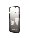 Kup Etui Karl Lagerfeld KLHCP14XTGKCK Apple iPhone 14 Pro Max hardcase czarny/black Gradient Ikonik Karl & Choupette - KLD1173 - {ean13} - Sklep Home Screen