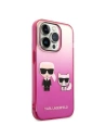 Kup Etui Karl Lagerfeld KLHCP14XTGKCP Apple iPhone 14 Pro Max hardcase różowy/pink Gradient Ikonik Karl & Choupette - KLD1174 - {ean13} - Sklep Home Screen