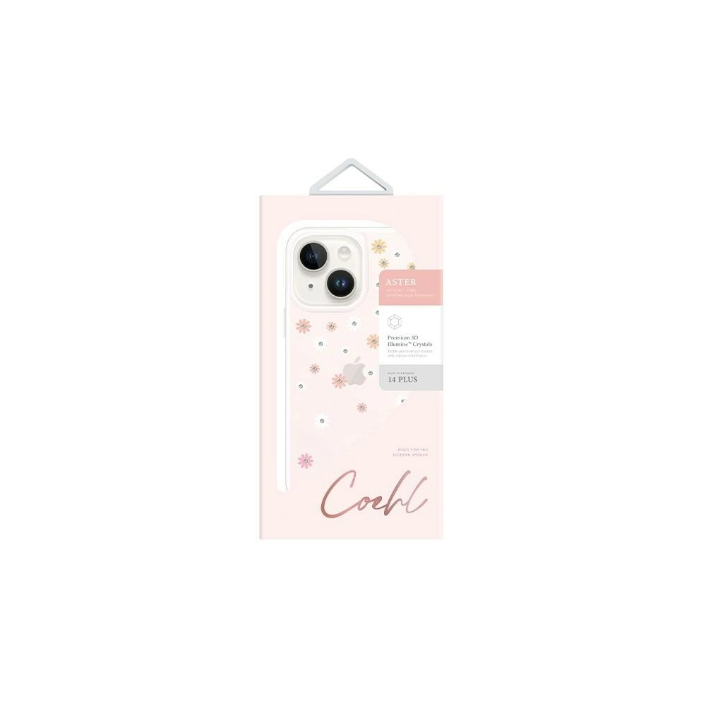 Etui UNIQ Coehl Aster Apple iPhone 14 Plus / 15 Plus różowy/spring pink