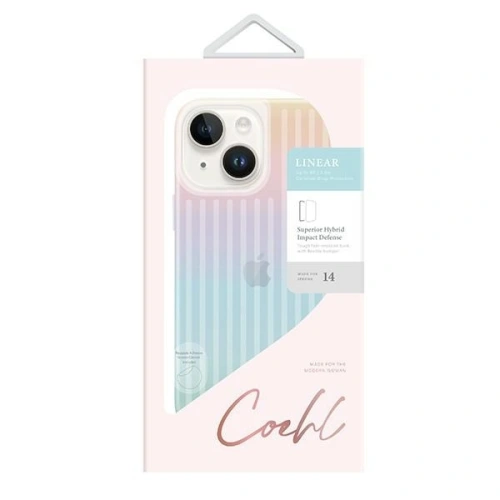 Kup Etui UNIQ Coehl Linear Apple iPhone 14 opalescent/iridescent - UNIQ774 - {ean13} - Sklep Home Screen