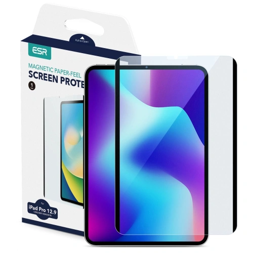 Kup Folia ESR Paper Feel Magnetic Apple iPad Pro 12.9 2020/2021 (4. a 5. generace) Matný čirý - ESR587 - {ean13} - Sklep Home Screen