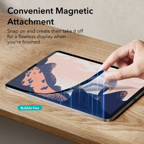 Buy ESR Paper Feel Magnetic Apple iPad Pro 12.9 2020/2021 (4, 5 gen) Matte Clear - ESR587 - {ean13} - Home Screen Store Europe