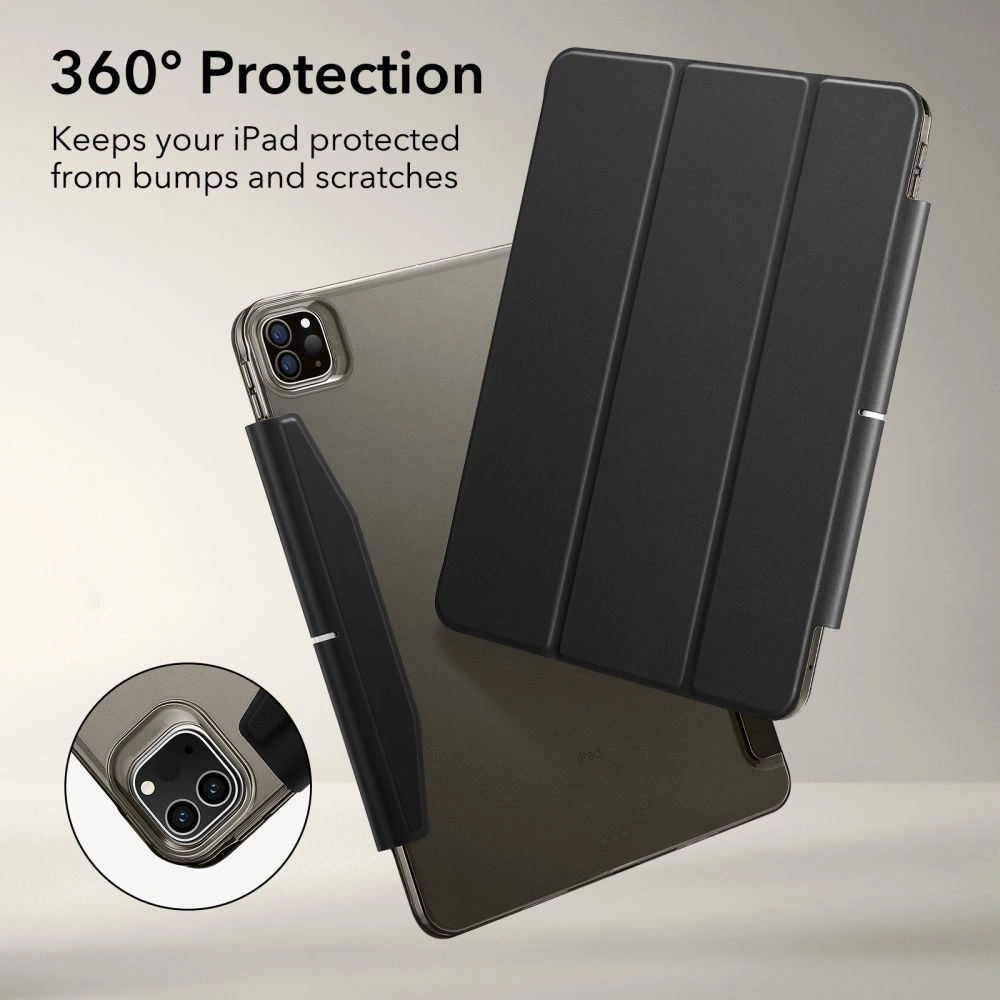 Etui ESR Ascend Trifold Apple iPad Pro 12.9 2021 (5. generacji) Black