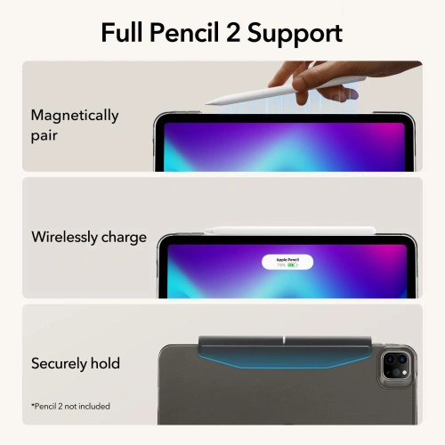 Kup Tok ESR Ascend Trifold Apple iPad Pro 12.9 2021 (5. generációs) Fekete - ESR588 - {ean13} - Sklep Home Screen