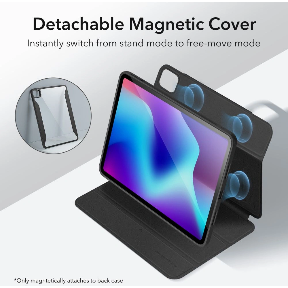 Etui ESR Rebound Hybrid Apple iPad Pro 12.9 2021 (5. generacji) Black