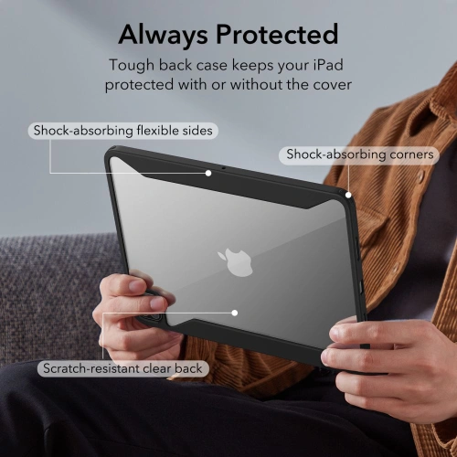 Buy ESR Rebound Hybrid Apple iPad Pro 12.9 2021 (5 gen) Black - ESR594 - {ean13} - Home Screen Store Europe