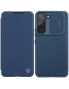 Etui Nillkin Qin Cloth Pro Samsung Galaxy S22+ Plus niebieski