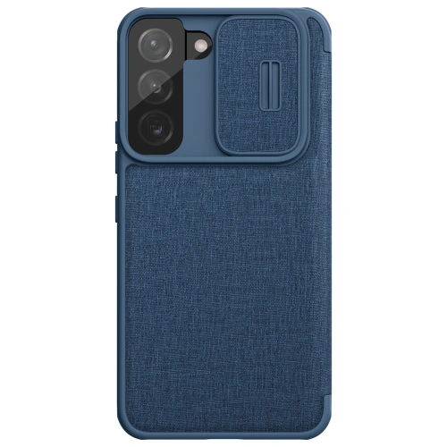 Kup Case Nillkin Qin Cloth Pro Samsung Galaxy S22+ Plus blau - NLK711 - {ean13} - Sklep Home Screen