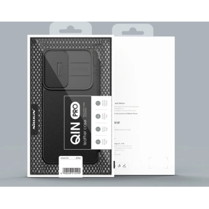 Etui Nillkin Qin Cloth Pro Samsung Galaxy S22+ Plus niebieski