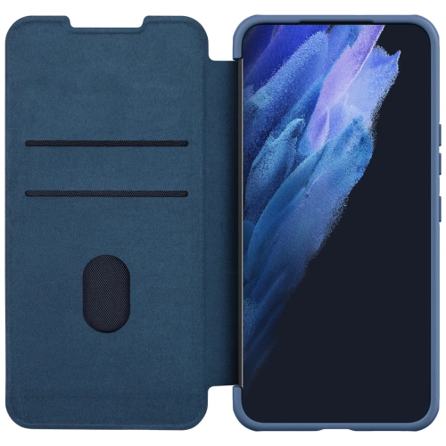 Kup Case Nillkin Qin Cloth Pro Samsung Galaxy S22+ Plus blau - NLK711 - {ean13} - Sklep Home Screen