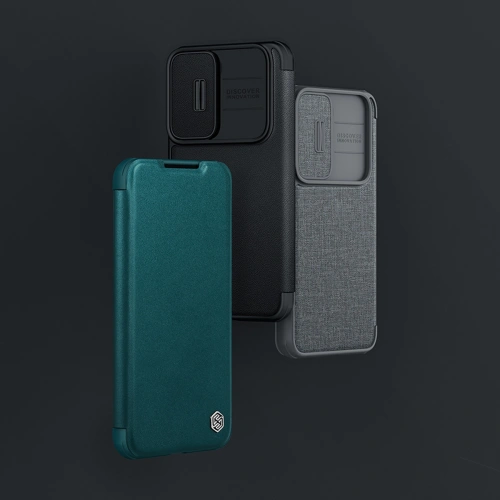 Kup Case Nillkin Qin Cloth Pro Samsung Galaxy S22+ Plus blau - NLK711 - {ean13} - Sklep Home Screen