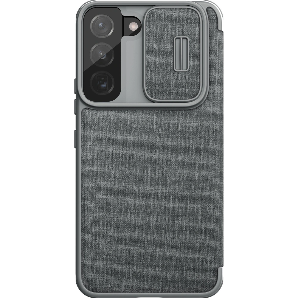 Etui Nillkin Qin Cloth Pro Samsung Galaxy S22+ Plus szary