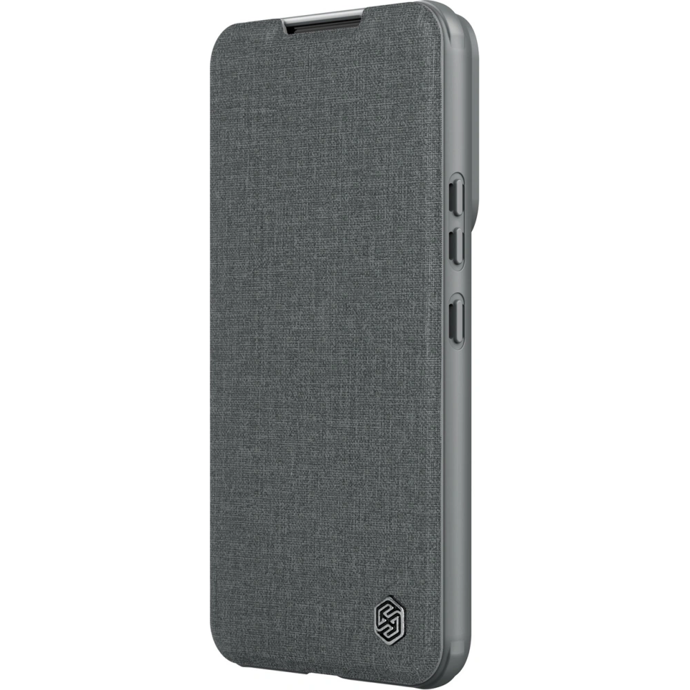 Etui Nillkin Qin Cloth Pro Samsung Galaxy S22+ Plus szary