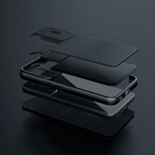 Kup Case Nillkin Qin Cloth Pro Samsung Galaxy S22+ Plus grau - NLK712 - {ean13} - Sklep Home Screen