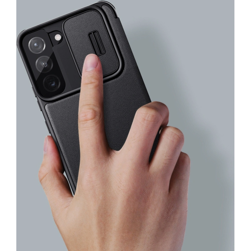 Etui Nillkin Qin Cloth Pro Samsung Galaxy S22+ Plus szary