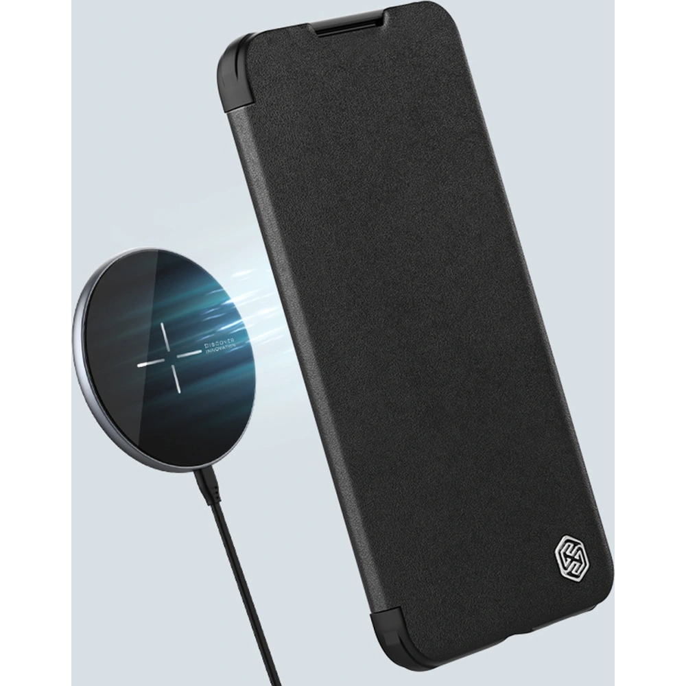 Etui Nillkin Qin Cloth Pro Samsung Galaxy S22+ Plus szary