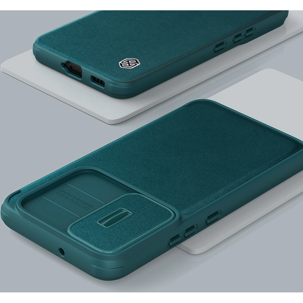 Etui Nillkin Qin Cloth Pro Samsung Galaxy S22+ Plus szary