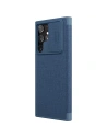 Kup Etui Nillkin Qin Cloth Pro Samsung Galaxy S22 Ultra albastru - NLK713 - {ean13} - Sklep Home Screen