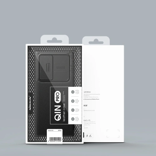 Kup Etui Nillkin Qin Cloth Pro Samsung Galaxy S22 Ultra albastru - NLK713 - {ean13} - Sklep Home Screen