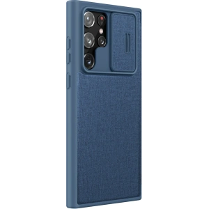 Kup Case Nillkin Qin Cloth Pro Samsung Galaxy S22 Ultra blau - NLK713 - {ean13} - Sklep Home Screen