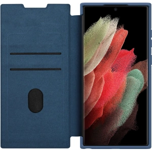 Kup Case Nillkin Qin Cloth Pro Samsung Galaxy S22 Ultra blau - NLK713 - {ean13} - Sklep Home Screen