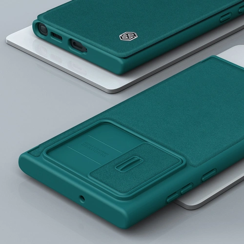 Kup Case Nillkin Qin Cloth Pro Samsung Galaxy S22 Ultra blau - NLK713 - {ean13} - Sklep Home Screen