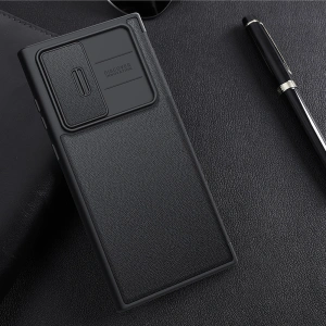 Kup Case Nillkin Qin Cloth Pro Samsung Galaxy S22 Ultra blau - NLK713 - {ean13} - Sklep Home Screen