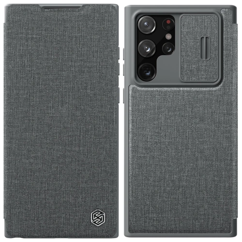 Buy Nillkin Qin Cloth Pro Samsung Galaxy S22 Ultra szary - NLK714 - {ean13} - Home Screen Store Europe