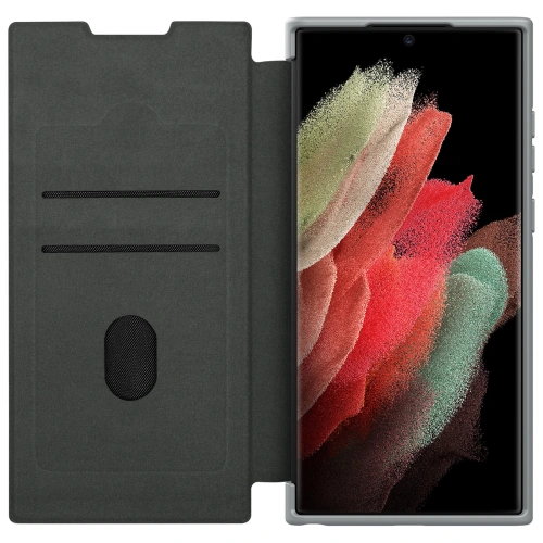 Buy Nillkin Qin Cloth Pro Samsung Galaxy S22 Ultra szary - NLK714 - {ean13} - Home Screen Store Europe
