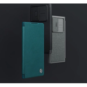 Kup Case Nillkin Qin Cloth Pro Samsung Galaxy S22 Ultra grau - NLK714 - {ean13} - Sklep Home Screen