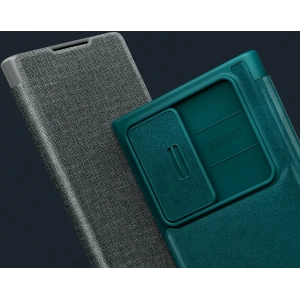 Kup Case Nillkin Qin Cloth Pro Samsung Galaxy S22 Ultra grau - NLK714 - {ean13} - Sklep Home Screen