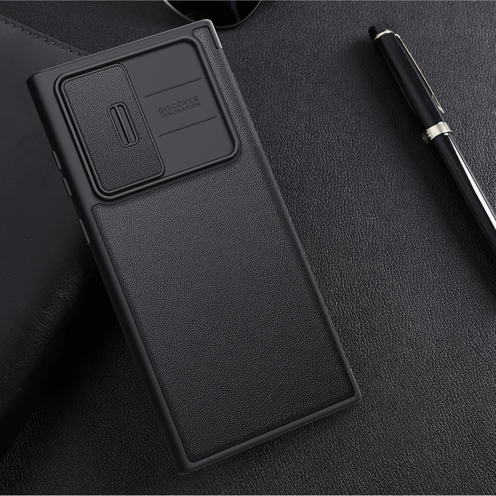 Etui Nillkin Qin Cloth Pro Samsung Galaxy S22 Ultra szary