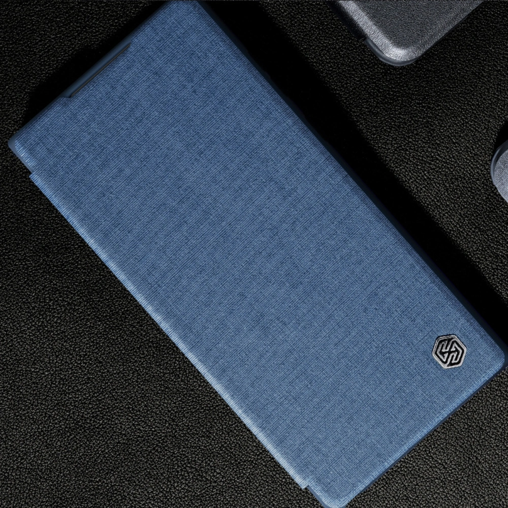 Etui Nillkin Qin Cloth Pro Samsung Galaxy S22 Ultra szary