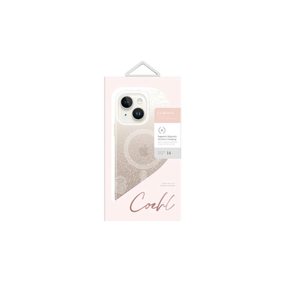 Etui UNIQ Coehl Lumino Apple iPhone 14 złoty/champagne gold