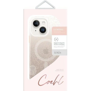 Etui UNIQ Coehl Lumino Apple iPhone 14 Plus / 15 Plus złoty/champagne gold