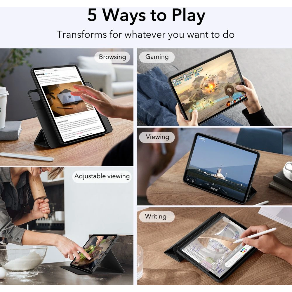 Etui ESR Rebound Hybrid Apple iPad Pro 11 2021 (3. generacji) Black