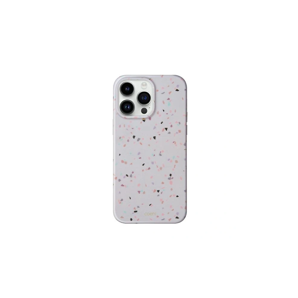 Etui UNIQ Coehl Terrazzo Apple iPhone 14 Pro Max piaskowy/sandstone