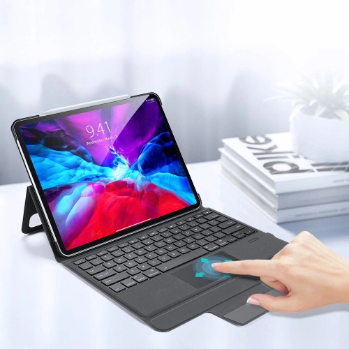 Kup Etui Dux Ducis Touchpad Keyboard Case Bluetooth Apple iPad Pro 12.9 2018/2020/2021 (3., 4. i 5. generacji) czarny - DDS373 - {ean13} - Sklep Home Screen