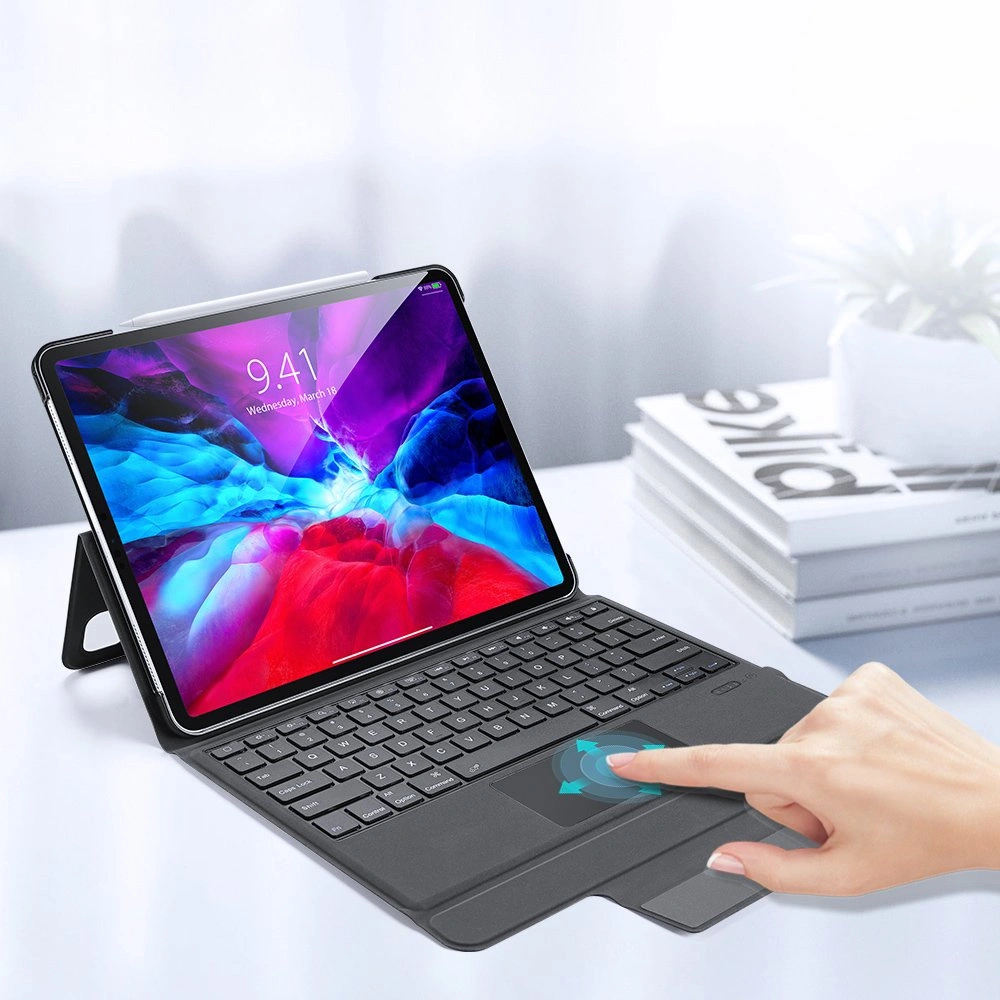 Etui Dux Ducis Touchpad Keyboard Case Bluetooth Apple iPad Pro 12.9 2018/2020/2021 (3., 4. i 5. generacji) czarny