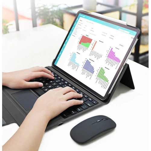 Kup Etui Dux Ducis Touchpad Keyboard Case Bluetooth Apple iPad Pro 12.9 2018/2020/2021 (3., 4. a 5. generace) černé - DDS373 - {ean13} - Sklep Home Screen