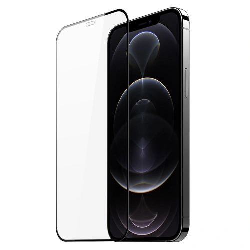 Kup Sticlă călită Dux Ducis 10D Sticlă Temperată Apple iPhone 12/12 Pro neagră (compatibilă cu carcasele) - DDS399 - {ean13} - Sklep Home Screen