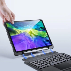 Kup Etui Dux Ducis Touchpad Keyboard Case Bluetooth Apple iPad Air 10.9 2020/2022 (4, 5 gen) / iPad Pro 11 2018/2020/2021 (1, 2, 3 gen) / iPad Air 11 2024 (6. generacji) czarny - DDS404 - {ean13} - Sklep Home Screen
