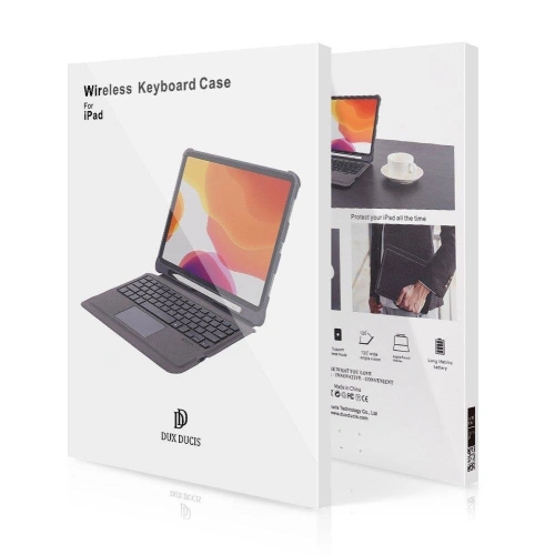 Kup Dux Ducis Touchpad Keyboard Case Bluetooth Apple iPad Air 10.9 2020/2022 (4, 5. generáció) / iPad Pro 11 2018/2020/2021 (1, 2, 3. generáció) / iPad Air 11 2024 (6. generáció) fekete - DDS404 - {ean13} - Sklep Home Screen