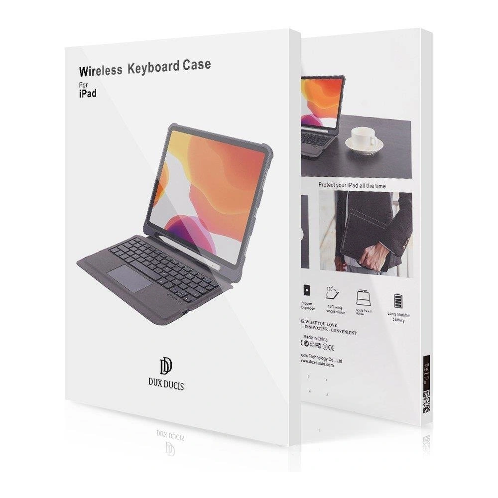 Etui Dux Ducis Touchpad Keyboard Case Bluetooth Apple iPad Air 10.9 2020/2022 (4, 5 gen) / iPad Pro 11 2018/2020/2021 (1, 2, 3 gen) / iPad Air 11 2024 (6. generacji) czarny