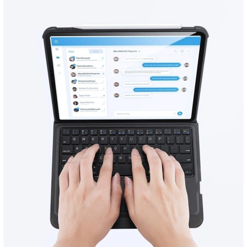 Kup Etui Dux Ducis Touchpad Keyboard Case Bluetooth Apple iPad Air 10.9 2020/2022 (4, 5 gen) / iPad Pro 11 2018/2020/2021 (1, 2, 3 gen) / iPad Air 11 2024 (6. generacji) czarny - DDS404 - {ean13} - Sklep Home Screen