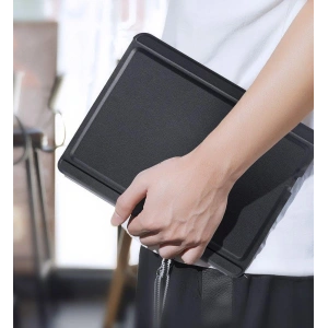 Dux Ducis Case mit Touchpad Tastatur Hülle Bluetooth für Apple iPad Air 10.9 2020/2022 (4., 5. Generation) / iPad Pro 11 2018/2020/2021 (1., 2., 3. Generation) / iPad Air 11 2024 (6. Generation) schwarz