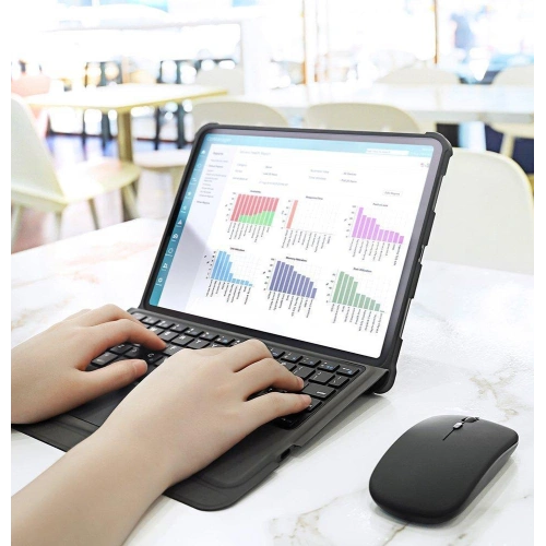 Kup Dux Ducis Touchpad Keyboard Case Bluetooth Apple iPad Air 10.9 2020/2022 (4, 5. generáció) / iPad Pro 11 2018/2020/2021 (1, 2, 3. generáció) / iPad Air 11 2024 (6. generáció) fekete - DDS404 - {ean13} - Sklep Home Screen