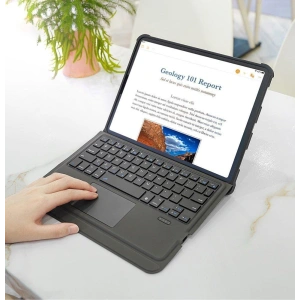 Kup Etui Dux Ducis Touchpad Keyboard Case Bluetooth Apple iPad Air 10.9 2020/2022 (4, 5 gen) / iPad Pro 11 2018/2020/2021 (1, 2, 3 gen) / iPad Air 11 2024 (6. generacji) czarny - DDS404 - {ean13} - Sklep Home Screen
